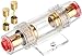 Vixen Air In-line Waterproof Holder with Two 60A AGU Type Fuses For Car Audio/Alarm/Amplifier/Compressors VXA7260