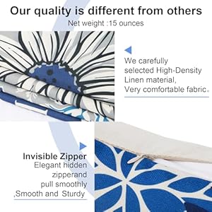 Decorative Throw Pillow Covers Set of 4 Blue Pillow Covers 18x18 inch Throw Pillow Cases Linen Square Pillow Case,Farmhouse Outdoor Modern Boho Pillow Covers for Couch Sofa Living Room Decorative Throw Pillow Covers Set of 4 Blue Pillow Covers 18×18 inch Throw Pillow Cases Linen Square Pillow CaseFarmhouse Outdoor Modern Boho Pillow Covers for Couch Sofa Living Room