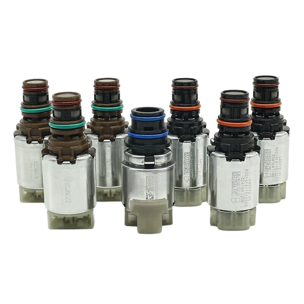 Wxnlbb Gold 6F35 Automatic Transmission 7 Solenoid Valves Kit Compatible With Lincoln Mkc Ford Focus Escape Transmission Drivetrain