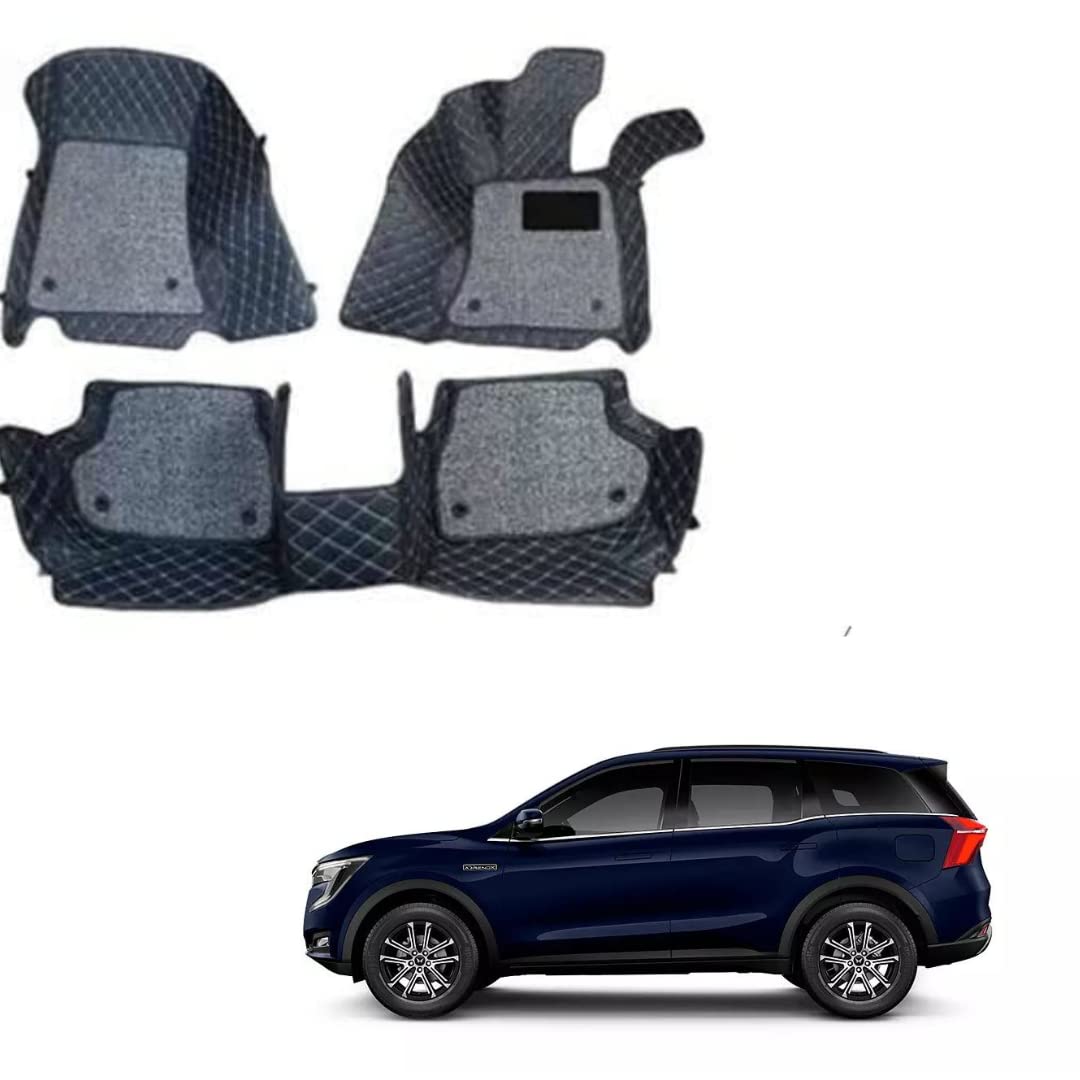 AUTOMODS 7D car mat Full Set for Mahindra XUV700 Luxury Leather