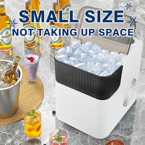 Máquina de Hielo 1.4L, 12kg/24H, Negra miniatura 3