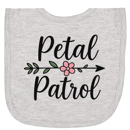inktastic Petal Patrol Flower Arrow Wedding Theme Newborn Bib