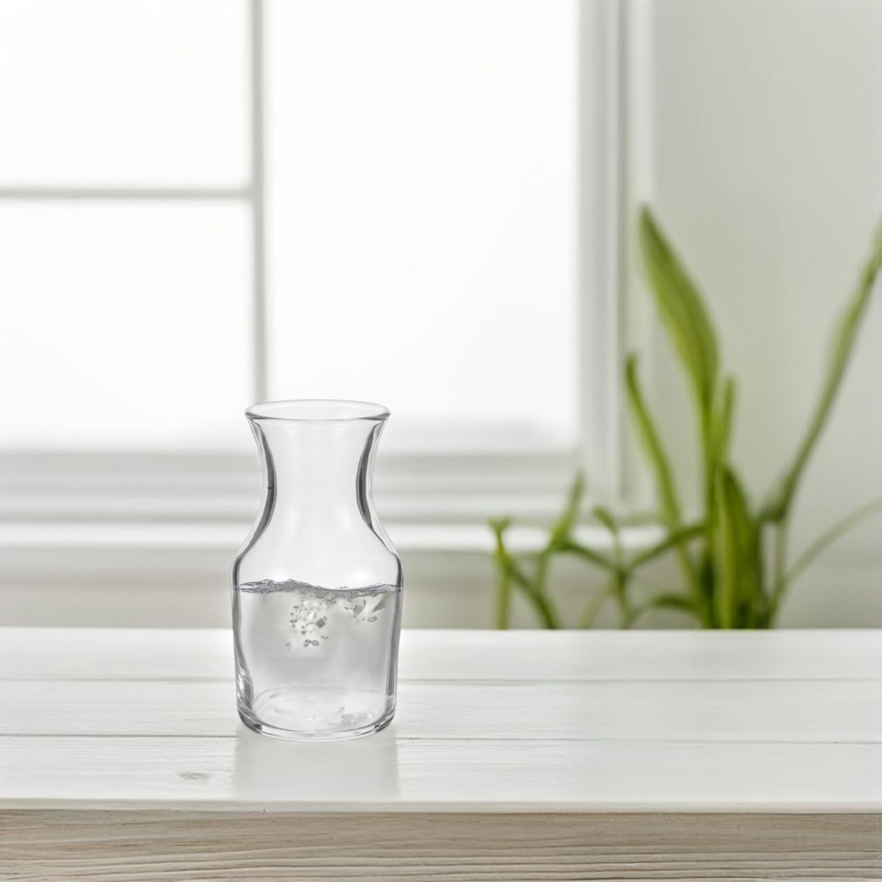 Mini Glass Wine Carafe, 122ml Single Serve Decanter for Serving