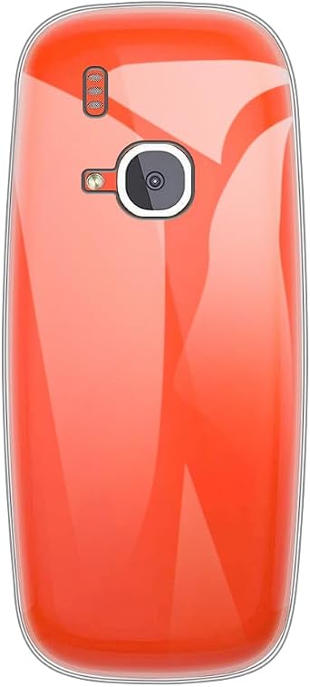 Soft Case Compatible with Nokia 3310 2017, Slim Shockproof Bumper Protective Back Cover, Anti-Scratch Flexible Shell, Grip-FriendlyClear