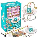 Fashion Angels Squishmallows Luxe Jewelry Design Kit, Includes Assortment of Beads, Charms & More, Makes 12+ Projects, Squishmallows Character Jewelry for Kids, Teen Girls & Boys