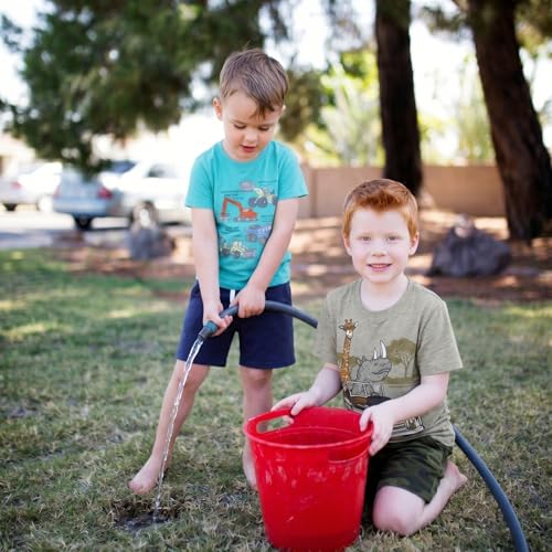 Image of Toddler Boy Clothes Cartoon Cotton Summer Short Sleeve T-Shirt and Shorts Kids Outfit Set 2-7 Year
