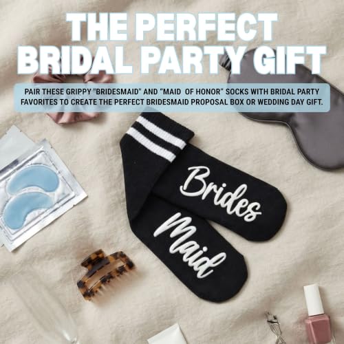 Image of Funky Junque Bride Crew Socks, Bachelorette Wedding Party Gift