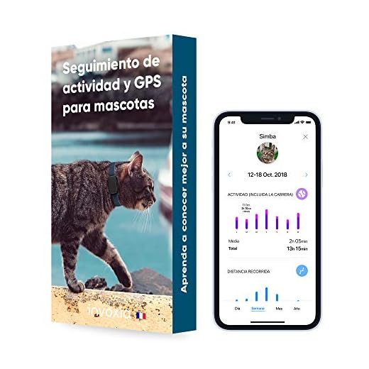Invoxia Pet Tracker - Rastreador de GPS para gatos y perros con seguimiento de actividad, incluido ABO - Batería de larga duración - Ligero y pequeño
