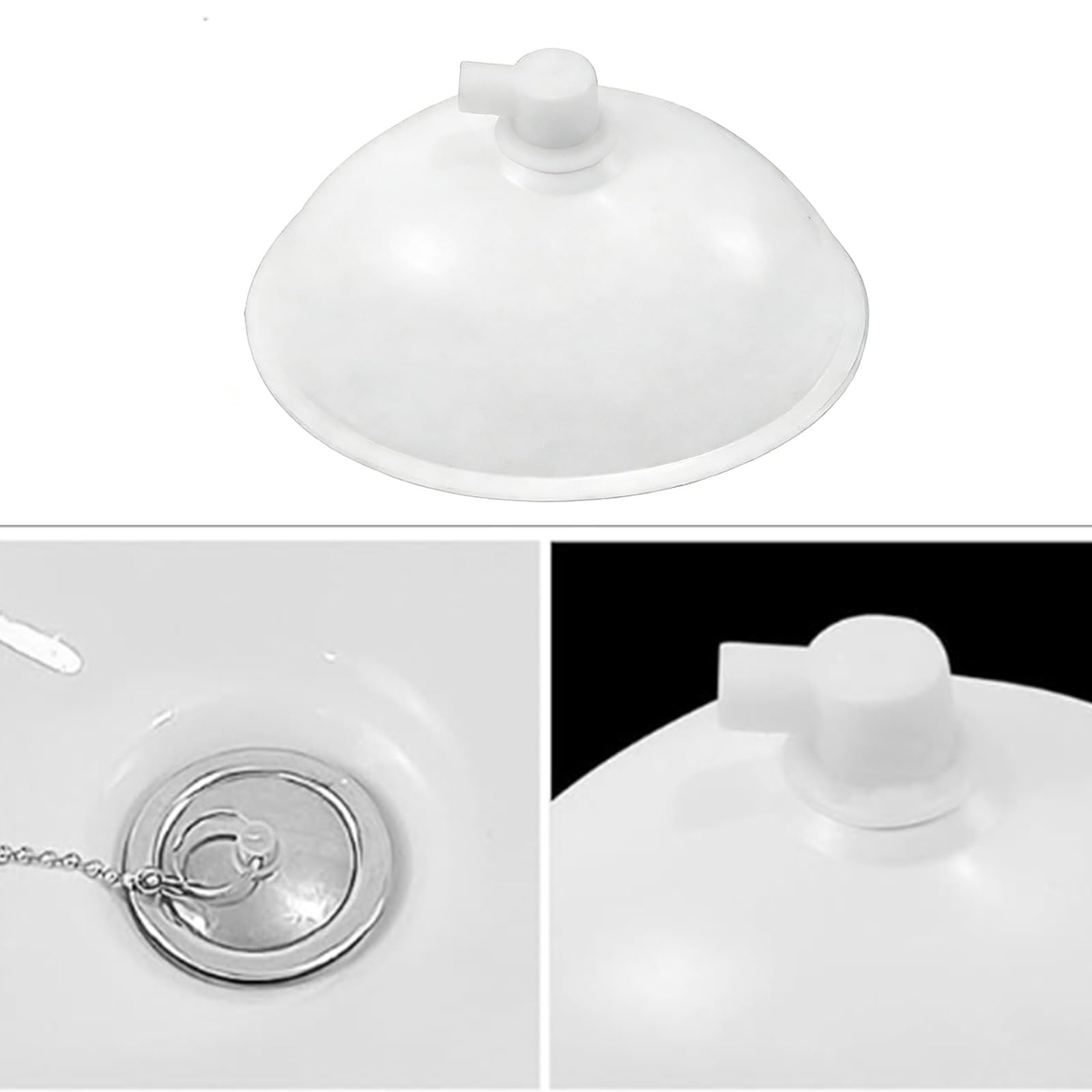 Evier Camping Car, Ovale Lavabo Cuisine en Plastique avec Sortie D'évacuation, Bol Unique Évier, Evier Van Aménagé pour Caravane et Camping Car