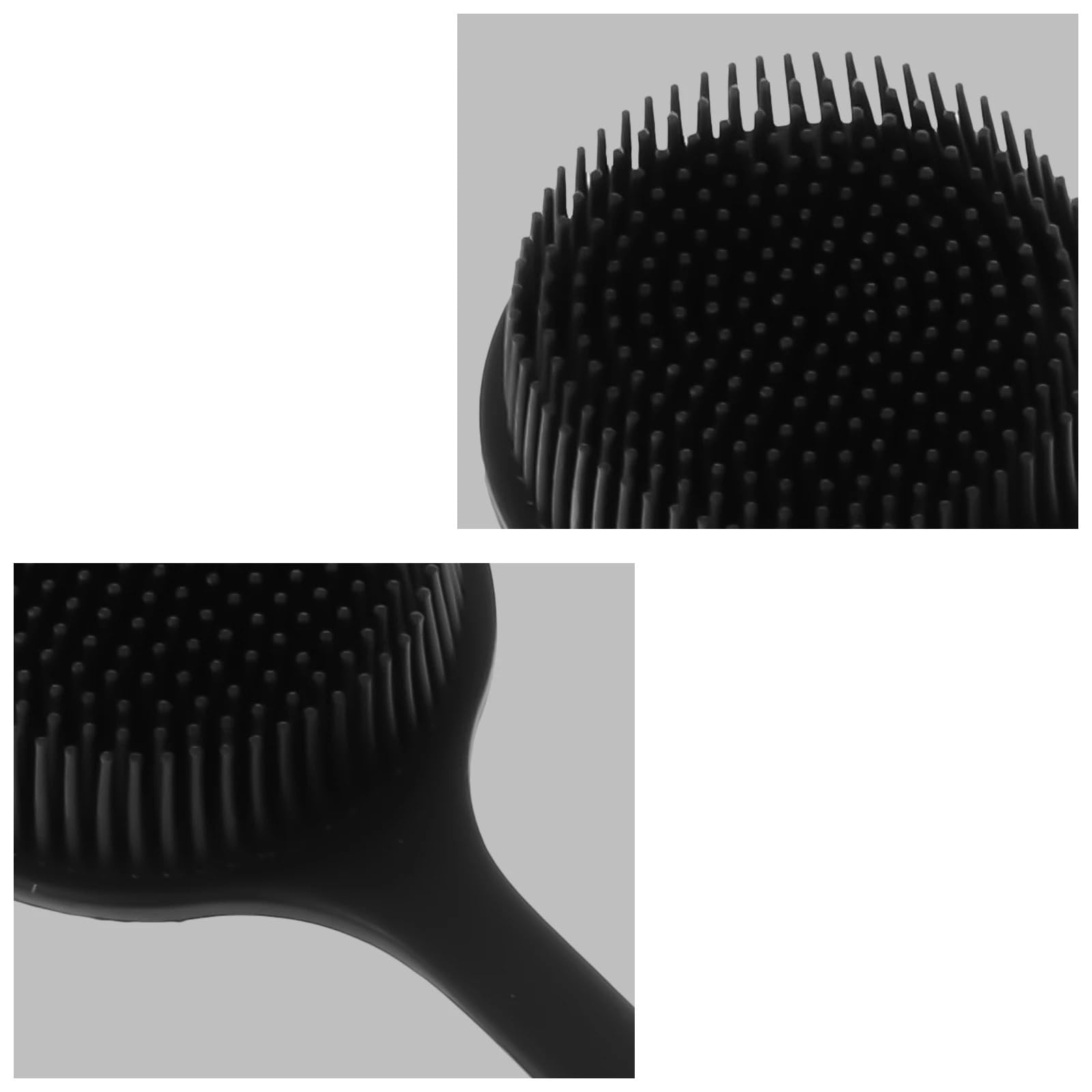 RüCkenbüRste 2Pcs Silikon Lange Griff Bad Pinsel Körper Dusche Wäscher Zurück Multifunktions Massage Reinigung Wäscher Zum Baden(Grey)