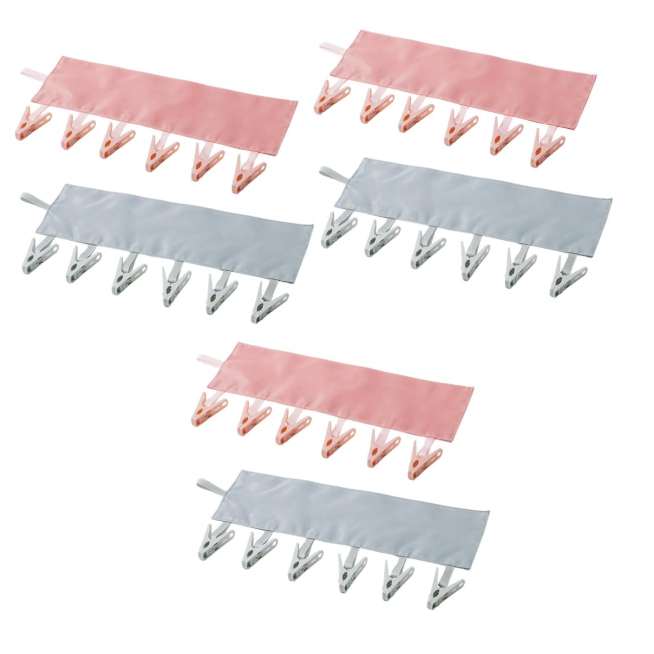 MAGICLULU 6pezzi Clip Per Portatile Per Grucce Per Asciugatura Biancheria e Colori
