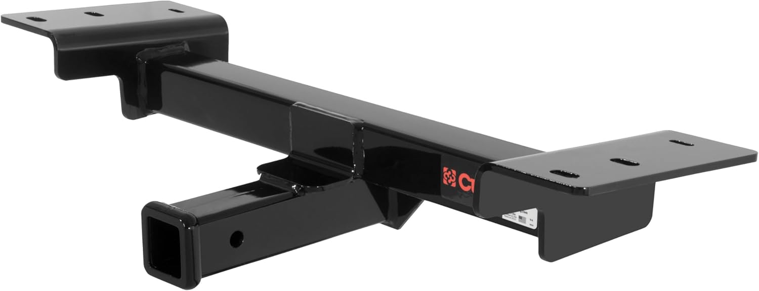 CURT 31038 2" Front Receiver Trailer Hitch fits 1999-2004 F150 Heritage, Expedition and F150 4WD with Factory Tow Hooks | Black Coated Black Finish | Adds Cargo Space