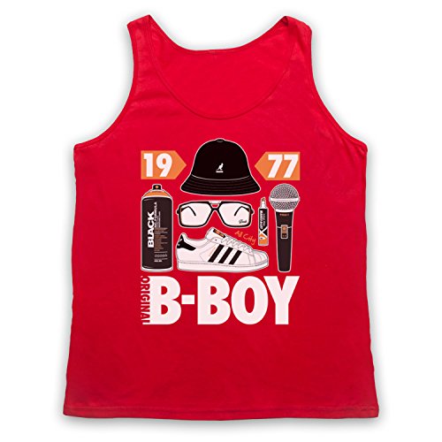 Débardeur sans manches b-boy de breakdance : haut de sport urbain au slogan original