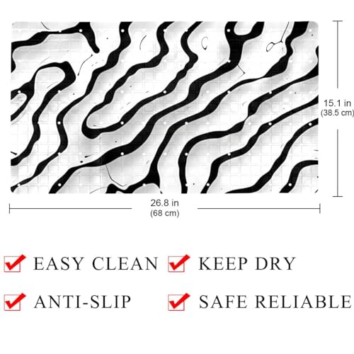 Tapis de bain antidérapant pour éviter les glissades sur sol mouillé