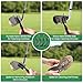 4 Pack Golf Club Brush and Club Groove Cleaner with Retractable Zip-line and Aluminum Carabiner Cleaning Tools , Golf Gifts for Men, Golf Accessories, Golf Ball Cleaner, Easily Attaches to Golf Bag
