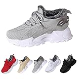 Doublure en fourrure pelucheuse pour une chaleur tout au long de la journée Brave le froid en tout confort Ces baskets sont doucement doublées d'une fourrure épaisse en peluche qui crée une barrière thermique autour de vos pieds, emprisonnant efficacement la chaleur pour vous garder au chaud et confortable pendant les promenades d'hiver, les trajets ou les activités de plein air. Baskets noires pour femme, baskets imperméables pour femme, chaussures de marche pour femme, baskets de course pour femme, chaussures d'hiver pour femme, baskets de gym, baskets de marche pour femme, bottes d'hiver pour femme