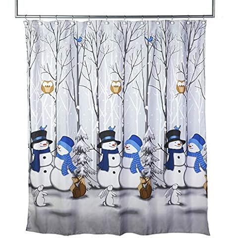 SKL Home Winter Friends Shower Curtain Cover