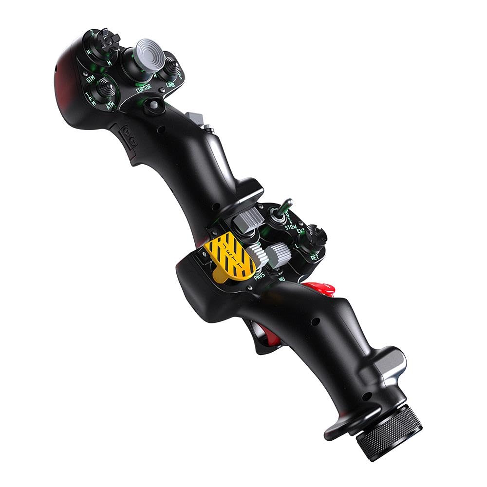 VIRPIL Controls Dual-SF Collective Grip Helicopter Joystick for VPC Rotor TCS Bases Flight Simulator Cockpit PC