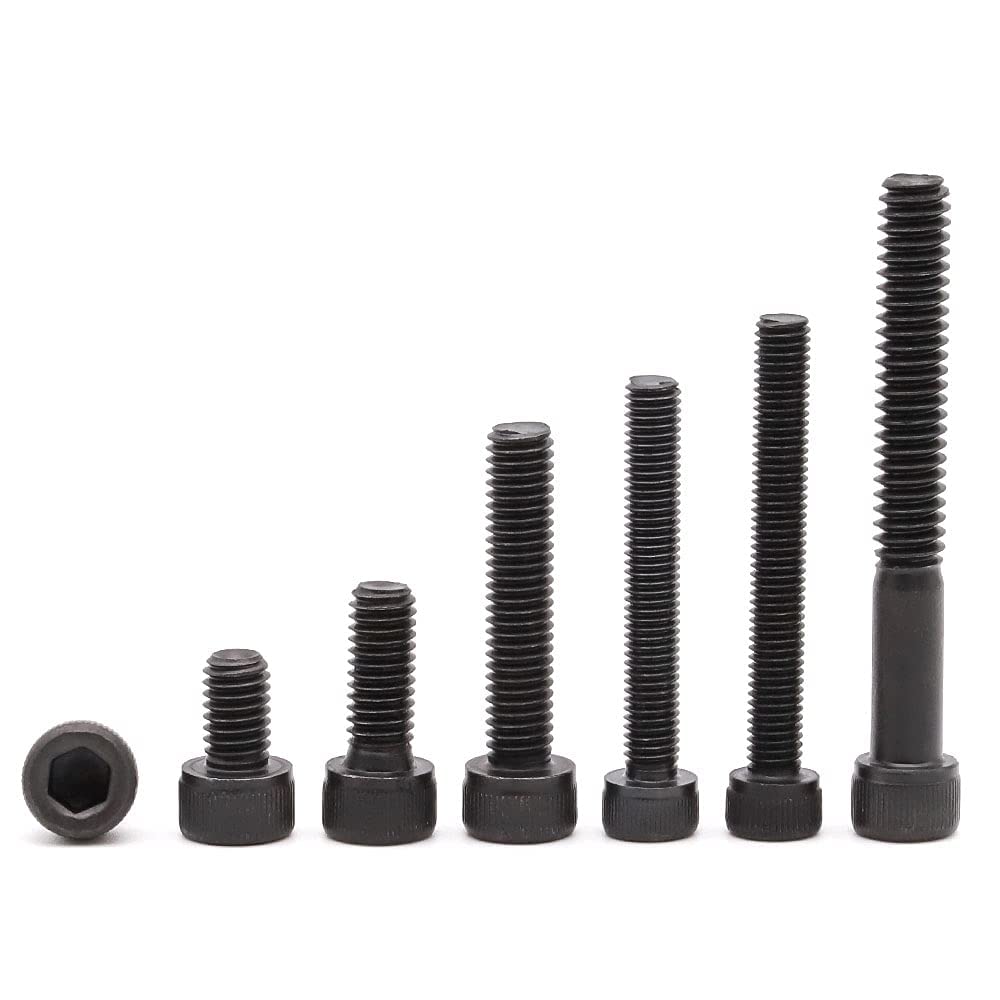 Allen Bolt (Pack of 10) Socket Head Cap Screws Grade 12.9 Alloy Steel Black Oxide Allen Socket Drive Full Thread (M6 X 50MM)-picture-14