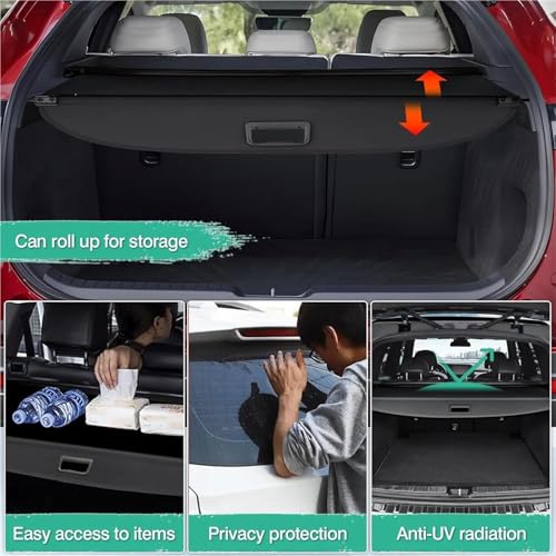 Cubierta retráctil para Mazda CX-30 accesorios maletero protección carga 5