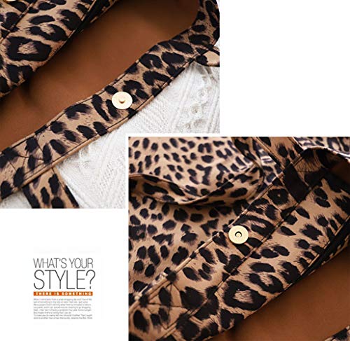 Image of Leopard Shoulder Bag Soft & Lightweight Large Tote Purse Handbag Travel Satchel Gift for Women
