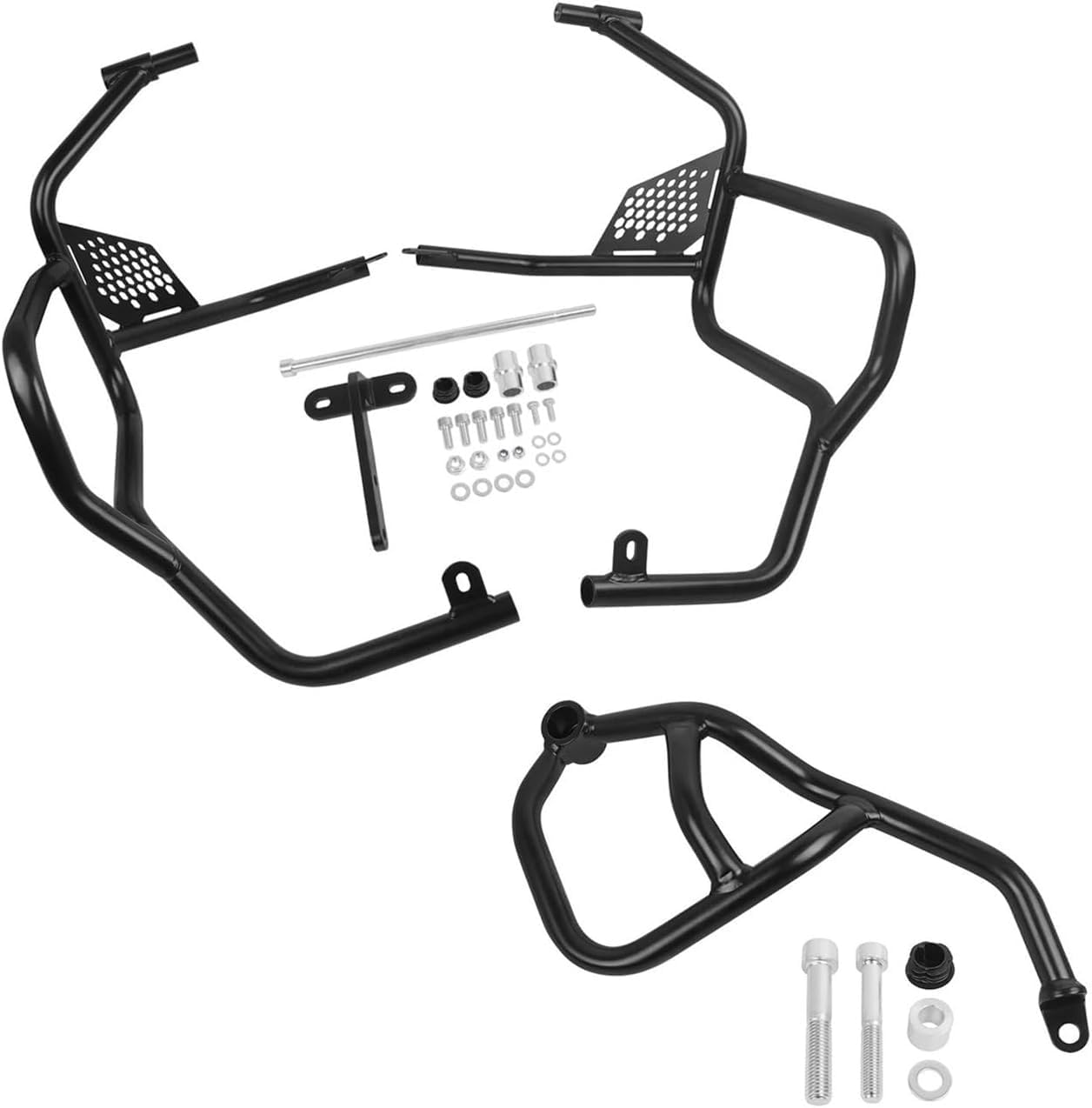 Motorcycle Engine Guard For Ducati For Desert X 2022-2024 Motorcycle Crash For Tank Bars For Engine Guard Water Pump Protector Bar(Full sets)