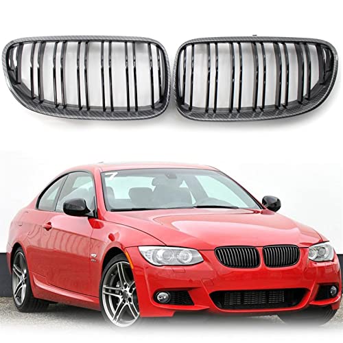 Calandre avant carbone pour BMW E92 E93 remplace la grille usée style sport