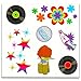 Trivial Pursuit Game Cards 4 Pack - Bundle with 4 British Version Trivial Pursuit Mini Packs Featuring 1980s - 2010s Plus Tattoos | British Triva Game