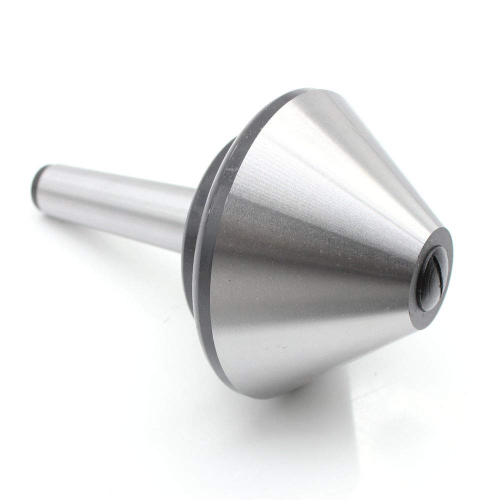 4" (100mm) MT3 Bull Nose Live Center Morse Taper 3 Bull 75 Degree For Lathe Hollow Turning