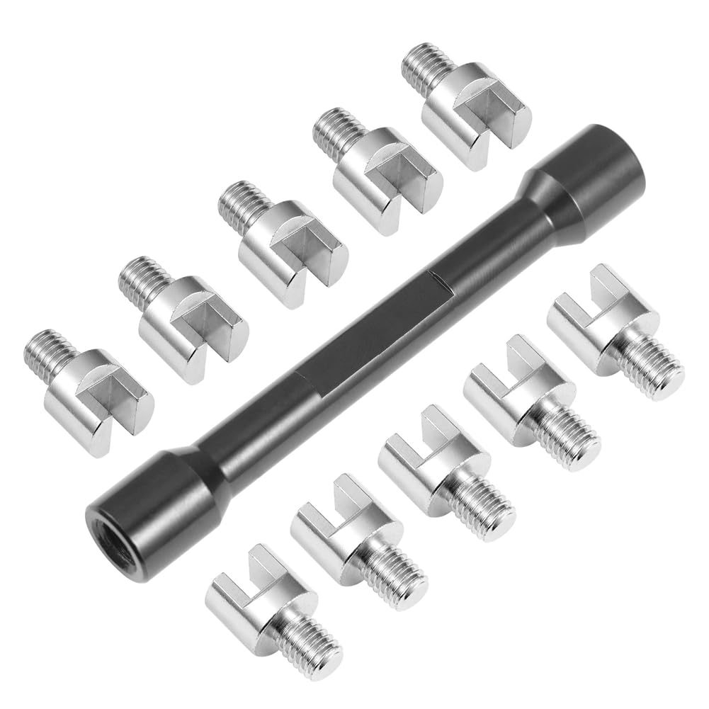 Yogelgs Dirt Bike Tool Wrench Spoke Tool Adjusting Wrench Spoke Regulator Motorcycle Storage Box Wrench Tire Wire Wrench