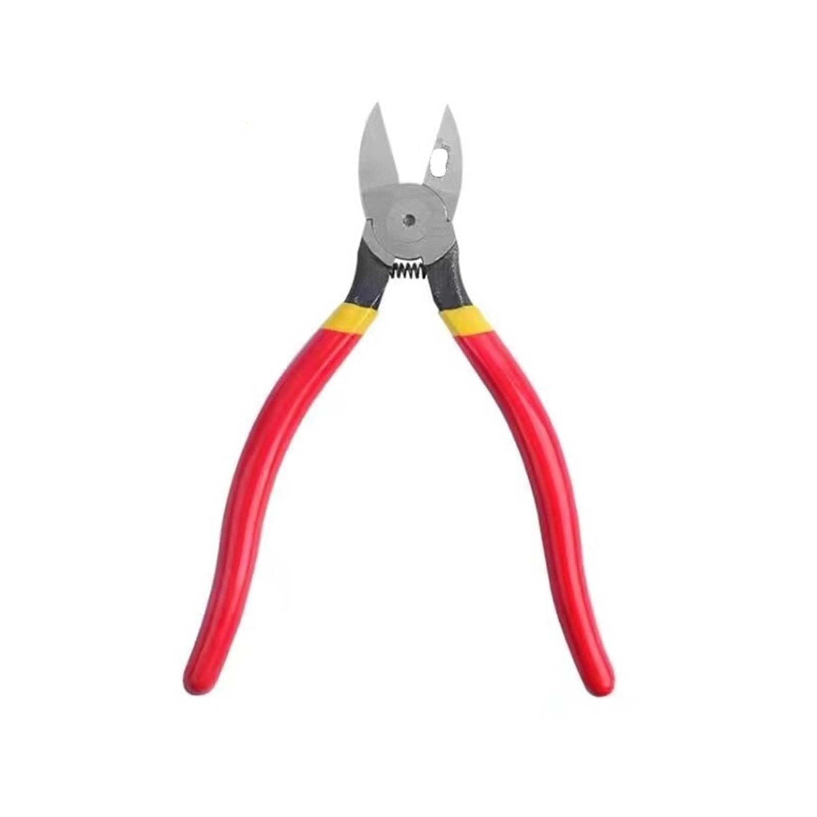Ejppdhco 8Inch Red 5/6/8Inch Diagonal Pliers Multi Functional Electrical Wire Cable Cutters Cutting Side Snips Flush Nipper Hand Tools(8Inch Red)