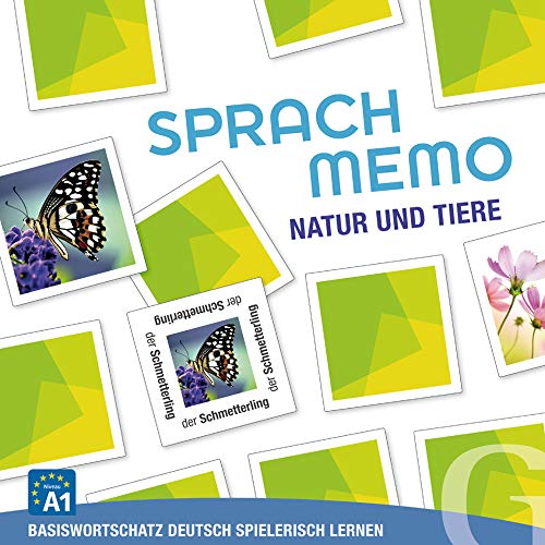 Hueber Verlag GmbH SPRACHMEMO Natur und Tiere: Basiswortschatz Deutsch spielerisch Lernen/Sprachspiel