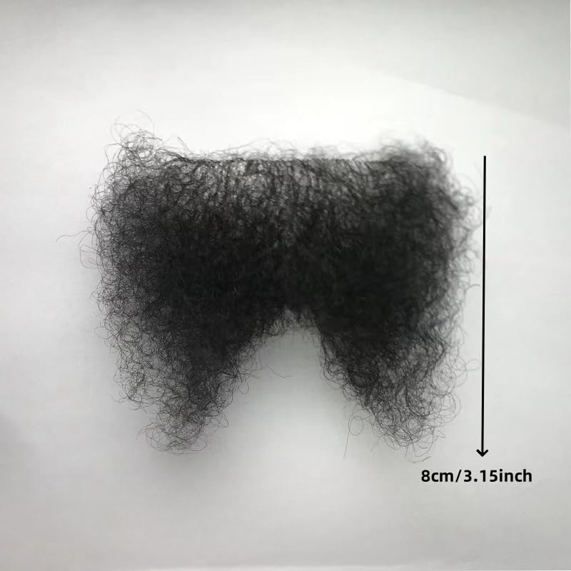 Miniatura 2 de Invisible Realistic Body Hair For Sexual Doll For Men and Women Fake Chest Hair Fake Mustache(D)