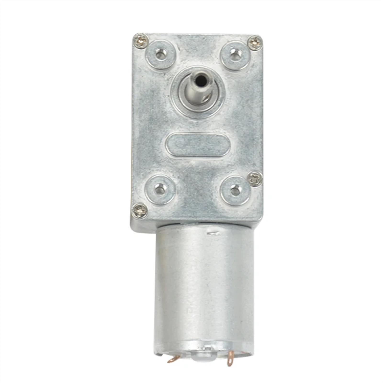 JGY370 Doppio Albero di Uscita DC6V 12V 24V Motoriduttore a Vite Senza fine Motore Elettrico ad Ingranaggi Motore autobloccante Alto(40rpm,24V)