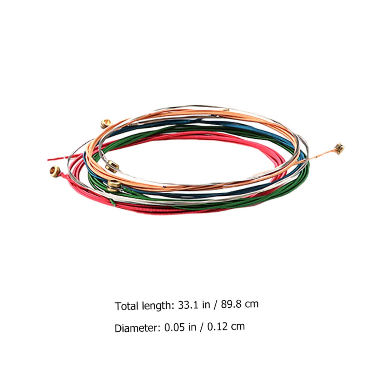 BESTonZON 30piezas Cuerdas De Guitarra Folclórica De Repuesto De Cuerdas De Para Guitarra Accesorios De Instrumentos Musicales