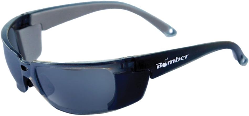 Z-BOMBS SMOKE Frame MIRROR Lens 8-10 base 61mm Sunglasses