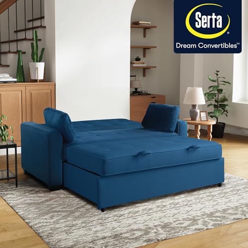Serta SA-AGS-QS3-NVY Ainsley Queen Size Convertible Sofa Bed thumb #4