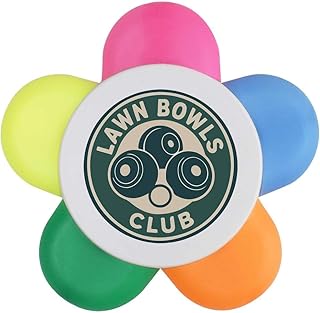 Azeeda 'Lawn Bowls Club' Flower Shape Highlig...
