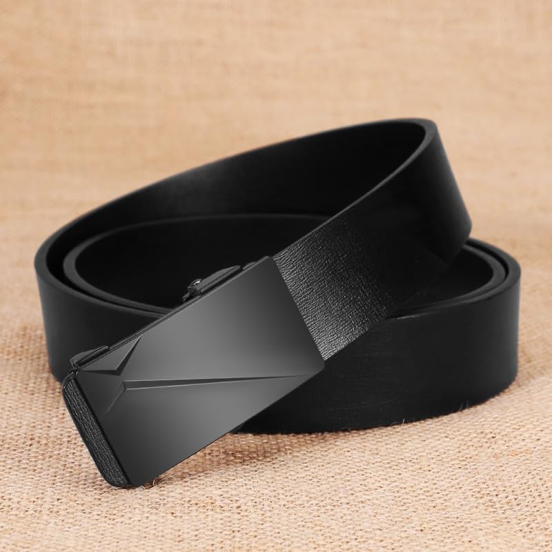 Toothless Automatic Buckle Belt For Men's Leather Casual Business And2