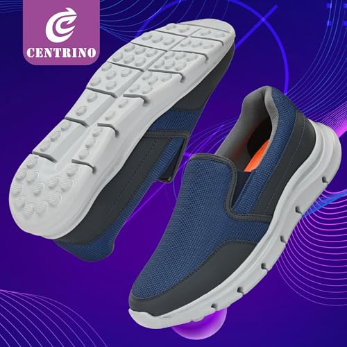 Image of Centrino Men's Sports Shoes | Shoes for Man Stylish | Lightweight Breathable Running Shoes | Cushioned Insole | Comfortable Mesh Walking & Workout Sneakers for Men | Mens Sports Shoes Casual (9229)