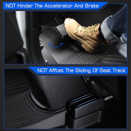 Tapis de sol Toyota Highlander étanche et antidérapant première rangée - 2
