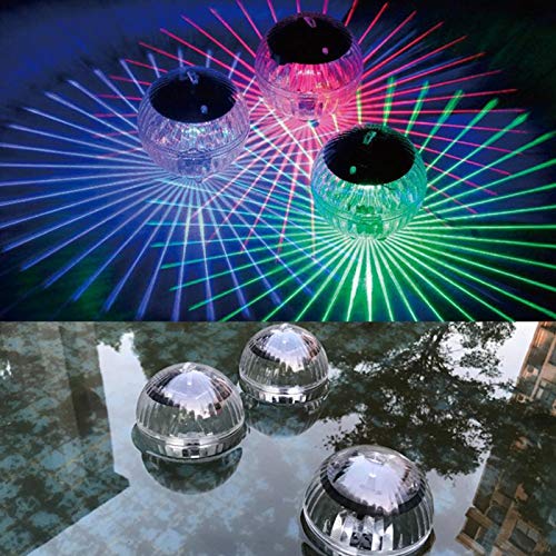 Luz de jardim, luz solar conveniente à prova d'água para piscina, para jardim, pátio, quintal