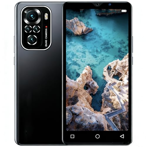 Unlocked Cell Phone, 2025 Android 10.1 1+8G Cell Phones 4.42 Inch Unlocked Phones, 1500mAh Smart Phone Android Smartphones (Black-1)