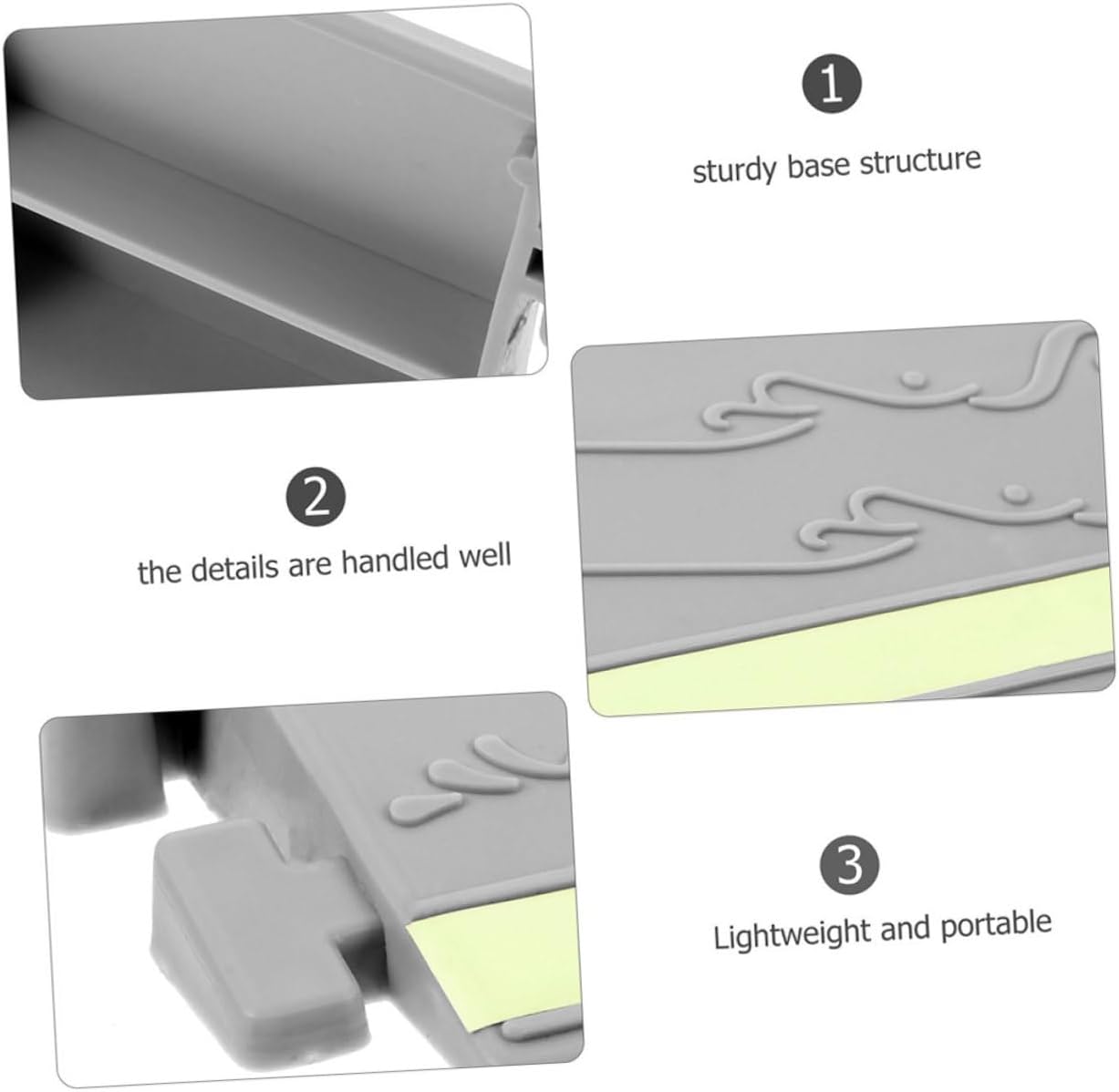 Zerodeko Ramp for Robot Portable Angled Ramp Pad for Design for Sweeping Wheelchair Use