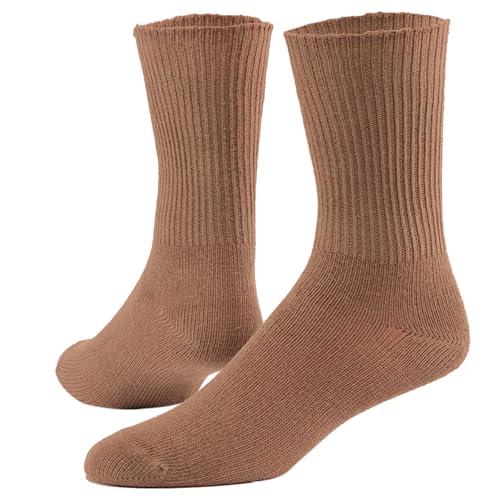 Maggie's Organics Lightweight Crew Socks - Organic Cotton Athletic Socks for Women and Men