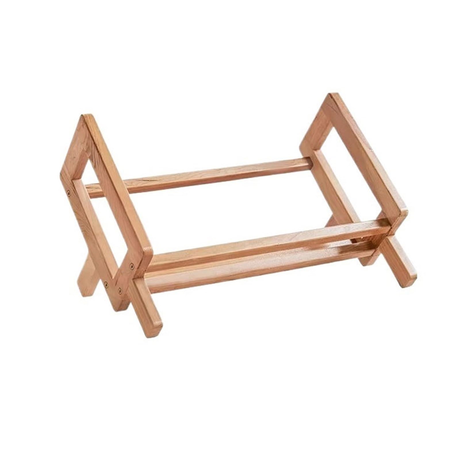XUJUAN-0227 Bookshelf Desktop Minimalist Sloping Wooden Bookshelf Office Dormitory CD Storage Shelf