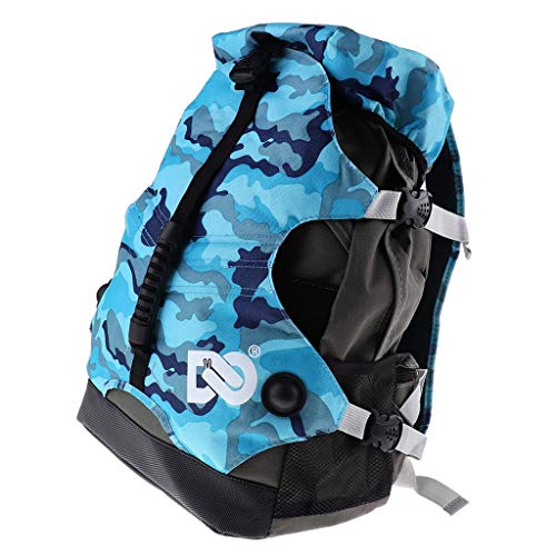 Mochila para patinaje sobre hielo  en línea  para adultos  niños  color azul