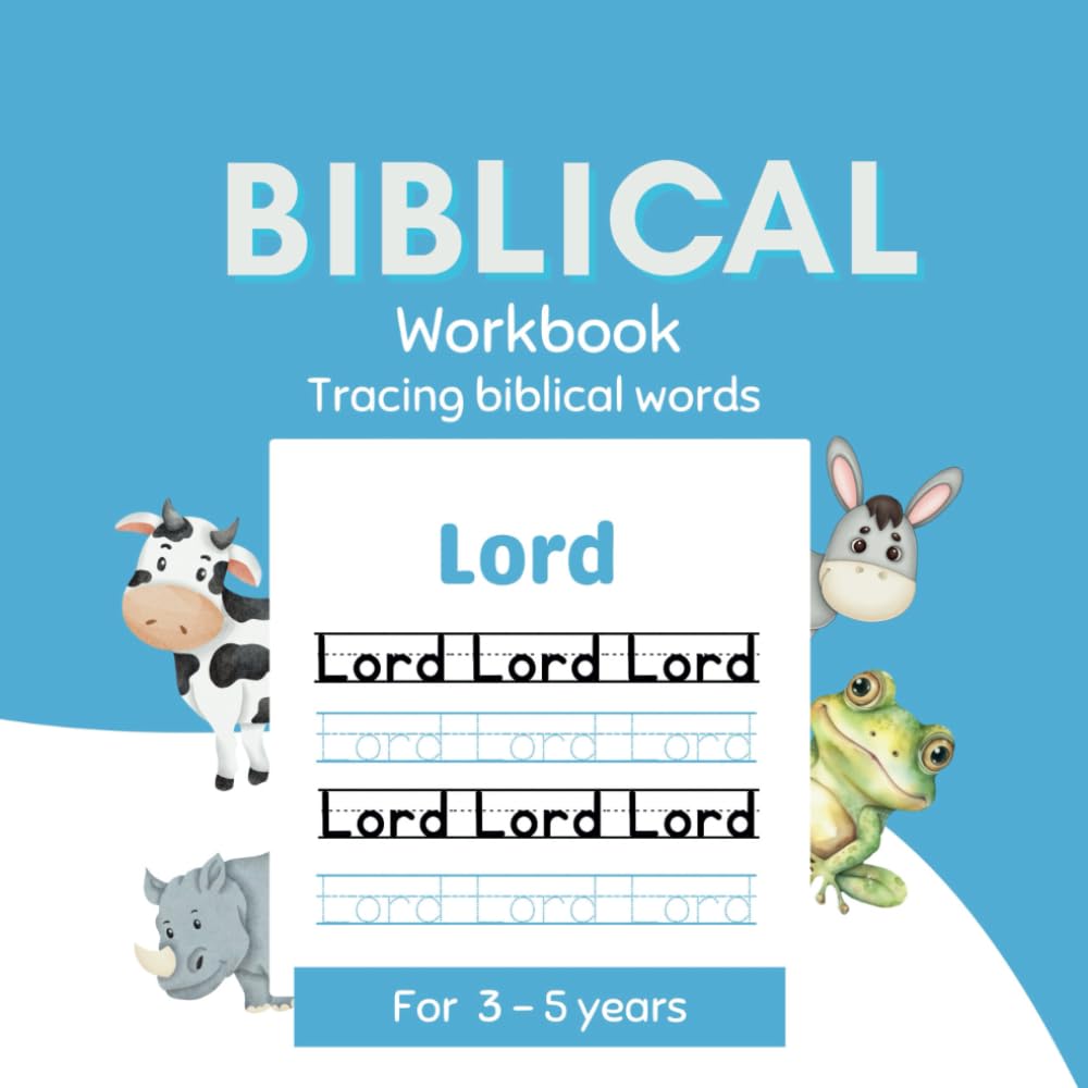 Biblical Workbook: Tracing biblical words