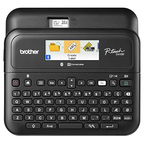 Brother P-Touch PT-D610BT Business Professional Connected Label Maker – Bluetooth® Thermal Labeling Machine – TZe Tape Included – Refillable, LabelManager-Compatible image 4