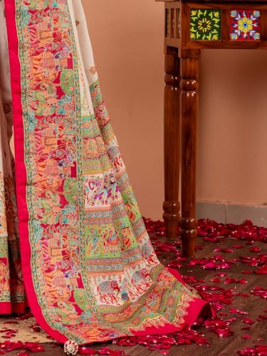AKHILAM kanjivaram silk saree in soft silk – image 6